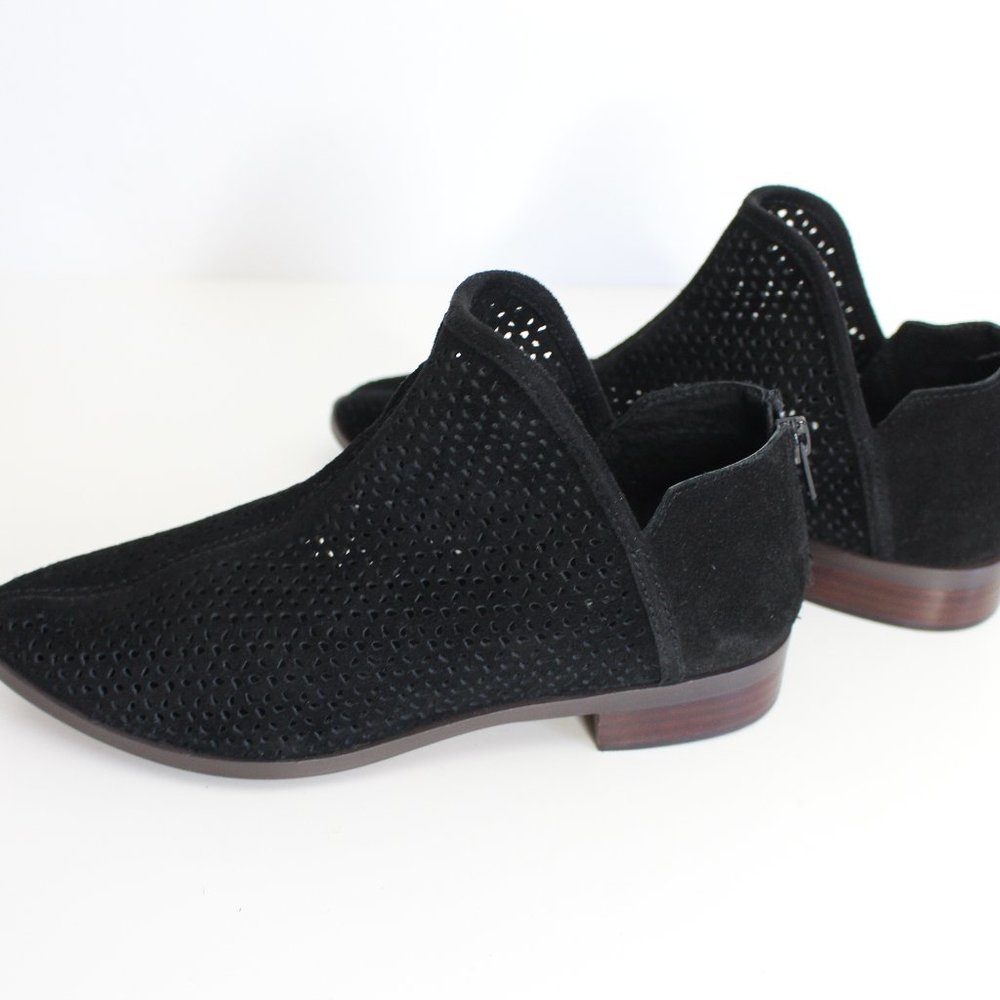 Kelsi Dagger Black Mesh Ankle Bootie - NWOT